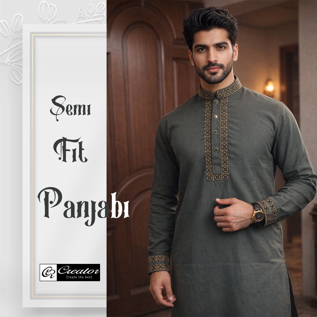 Panjabi Semi Fit